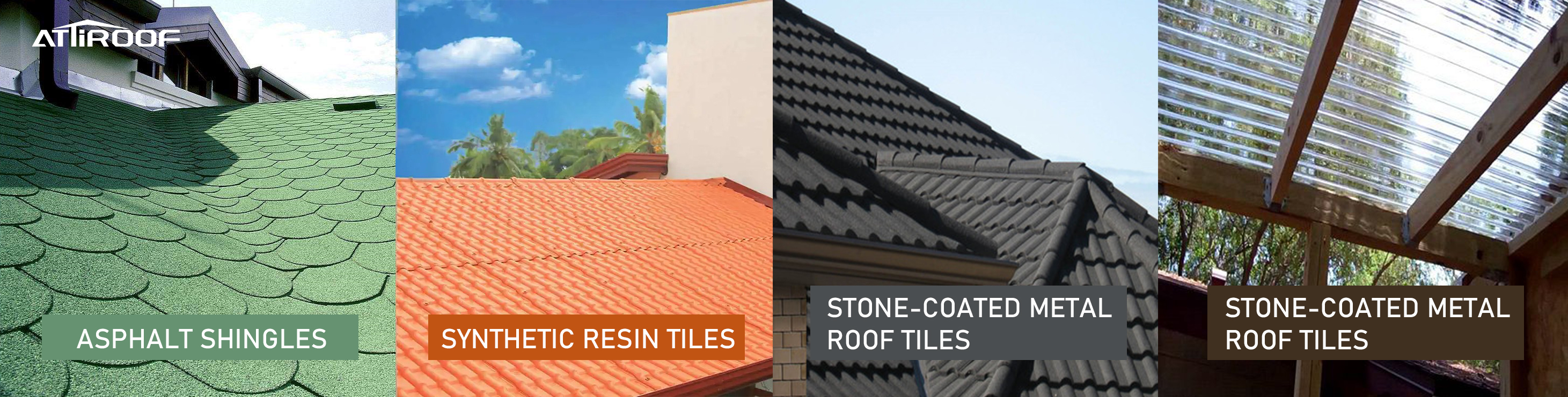 Roof tiles of asphalt shingles, synthetic resin tiles, and stone-coated metal roof tiles. Explore roof tiles price options.