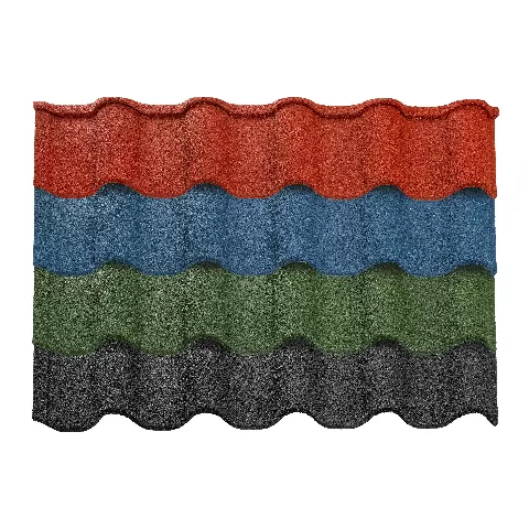 Deep Roman Style Stone Coated Metal Roof Tiles