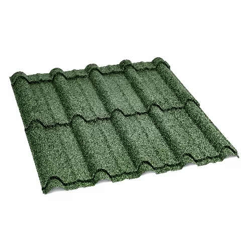 Bamboo Style Long Span Stone Coated Metal Roof Tiles