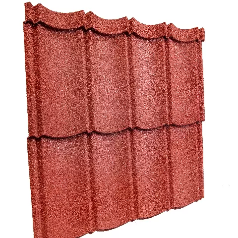 Arc Style Long Span Stone Coated Metal Roof Tiles