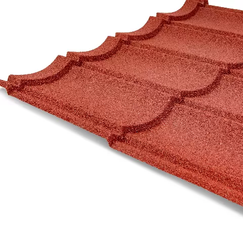 Arc Style Long Span Stone Coated Metal Roof Tiles