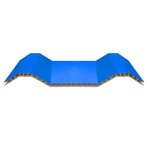 Blueing Hollow PVC Synthetic Roof Tile