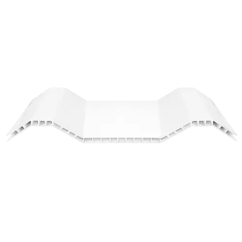 White Hollow PVC Synthetic Roof Tile