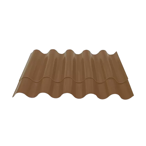 Brown Wave UPVC Roof Sheet