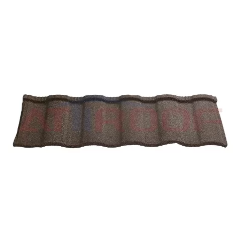 Roman stone coated metal roof tiles