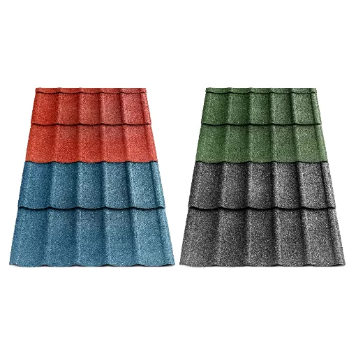 Tudor Style Long Span Stone Coated Metal Roof Tiles