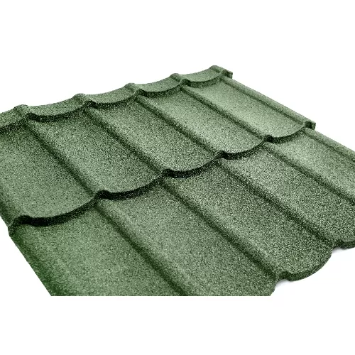 Tudor Style Long Span Stone Coated Metal Roof Tiles